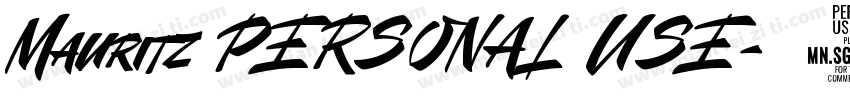 Mauritz PERSONAL USE字体转换